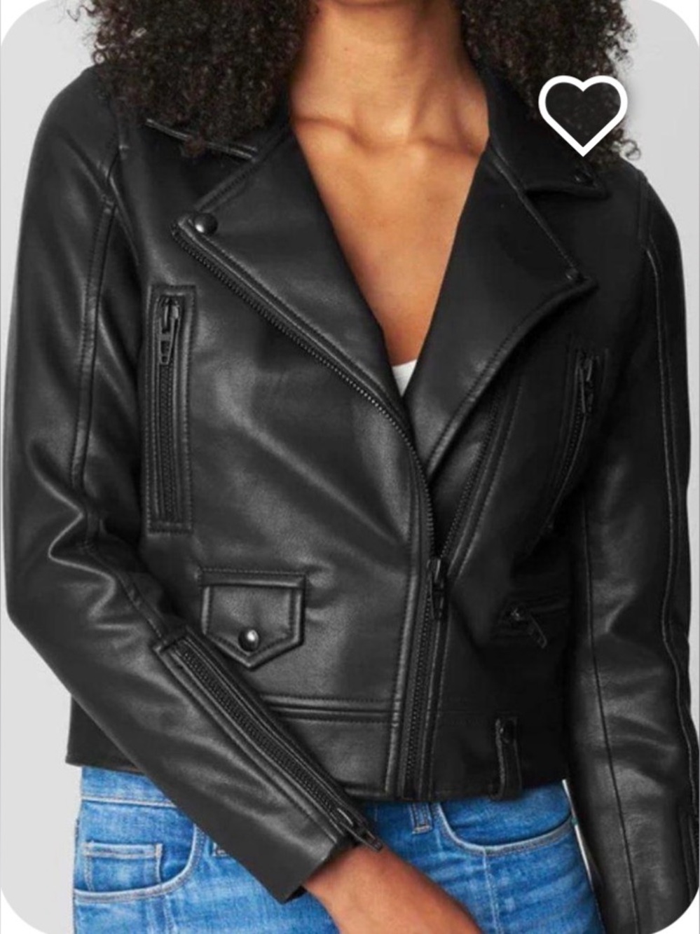 BlankNYC faux leather jacket. Size M